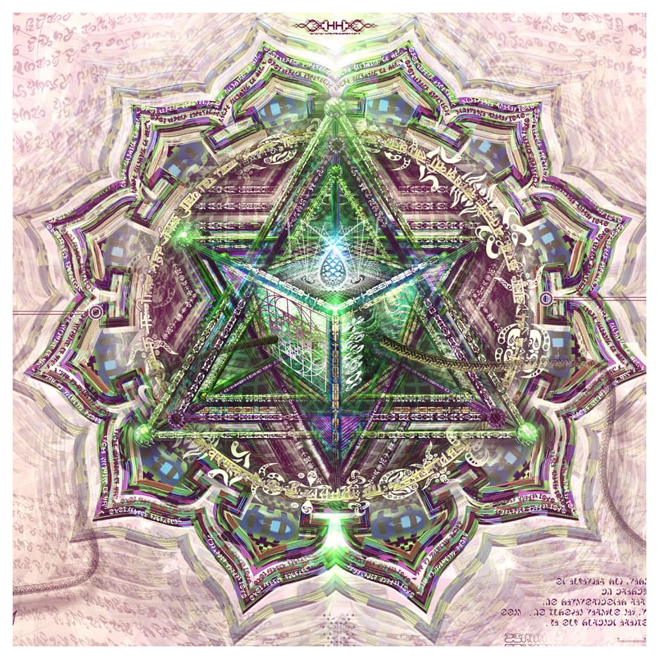 Bio-Energetic Vortexes No.4 — Love (Anahata Chakra) detail 1