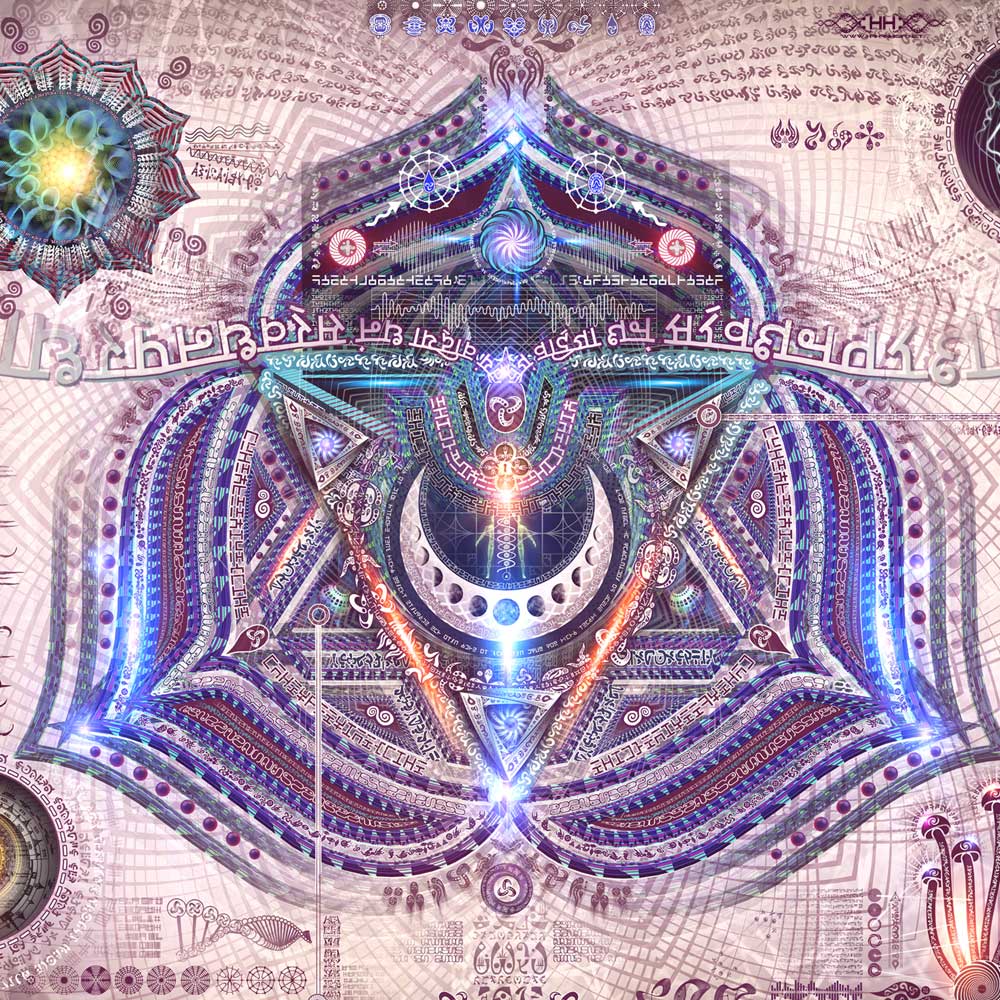 Bio-Energetic Vortexes No.5 — Truth (Vishuddha Chakra) detail 15