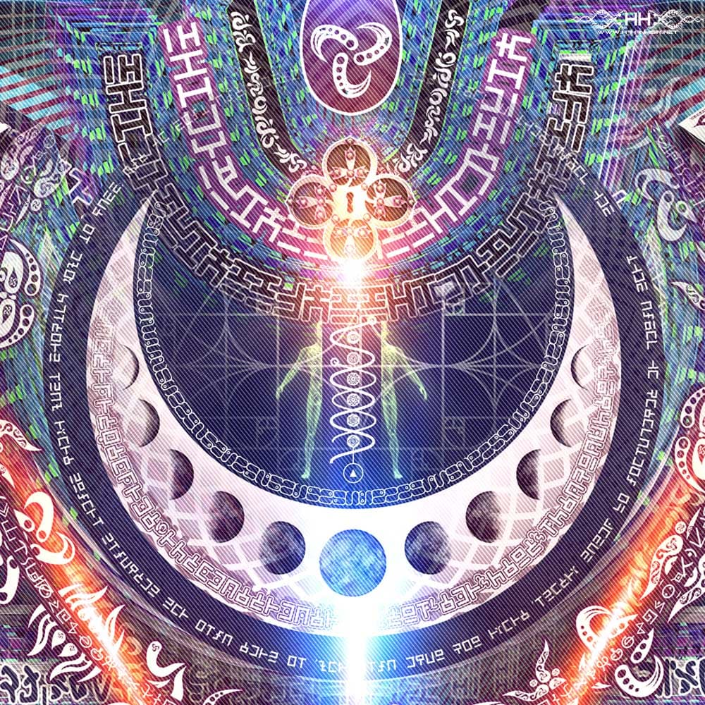 Bio-Energetic Vortexes No.5 — Truth (Vishuddha Chakra) detail 21