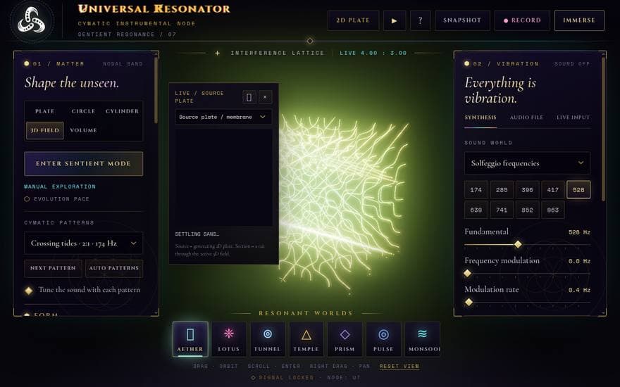 Universal Resonator interface