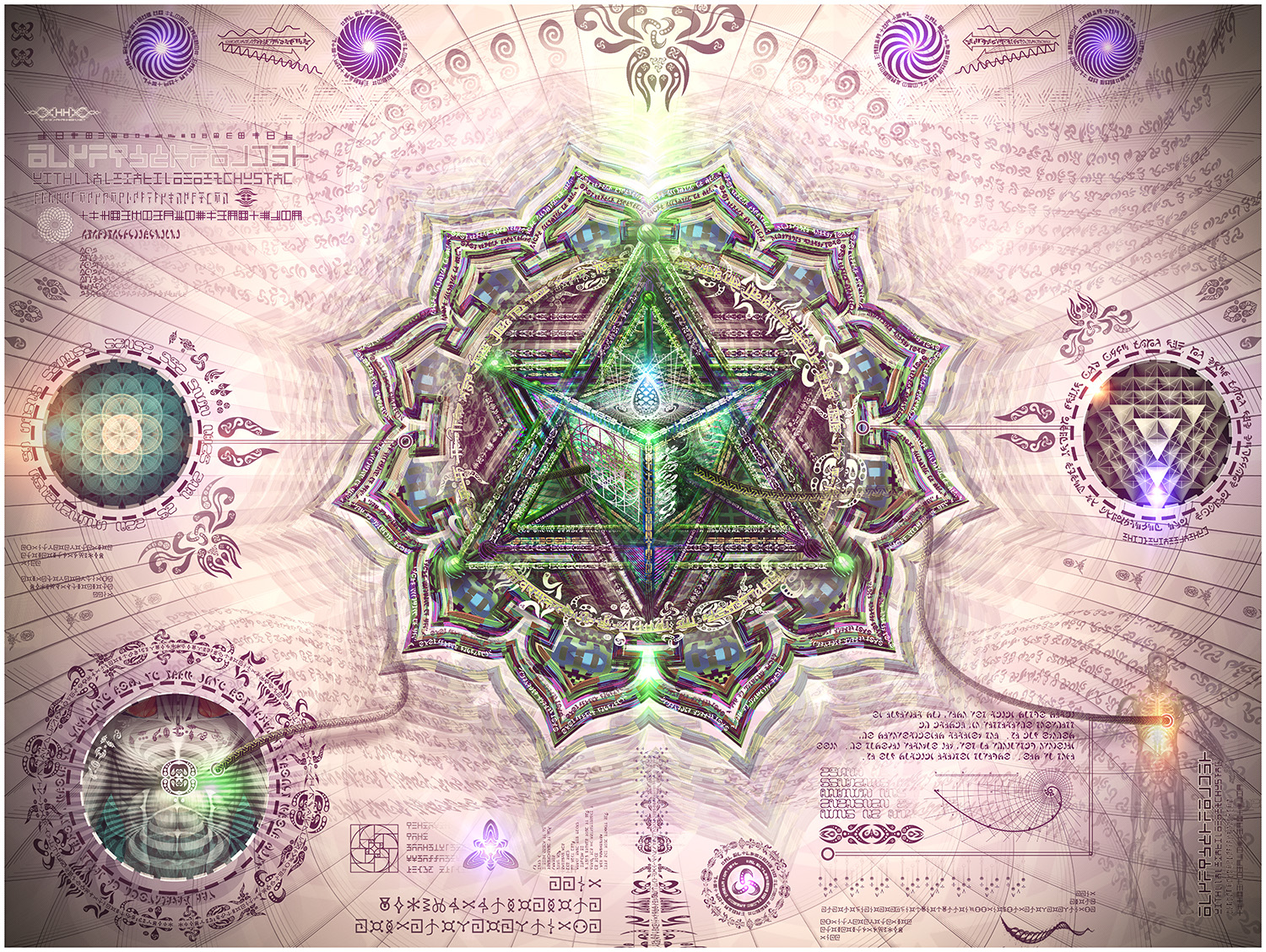 Bio-Energetic Vortexes No.4 — Love (Anahata Chakra)