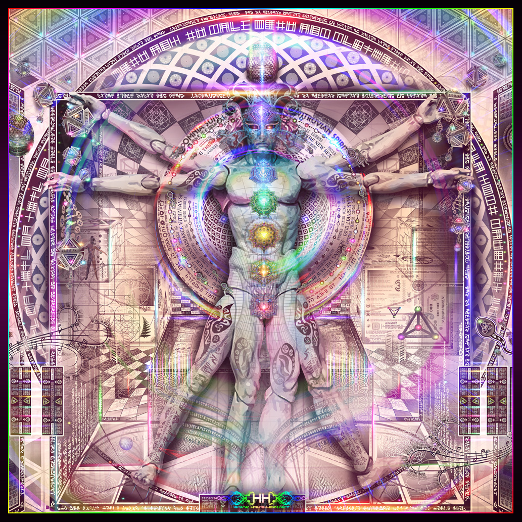Universal Transmissions XI — Vitruvian Spirit (Seeding the New Renaissance) detail 34