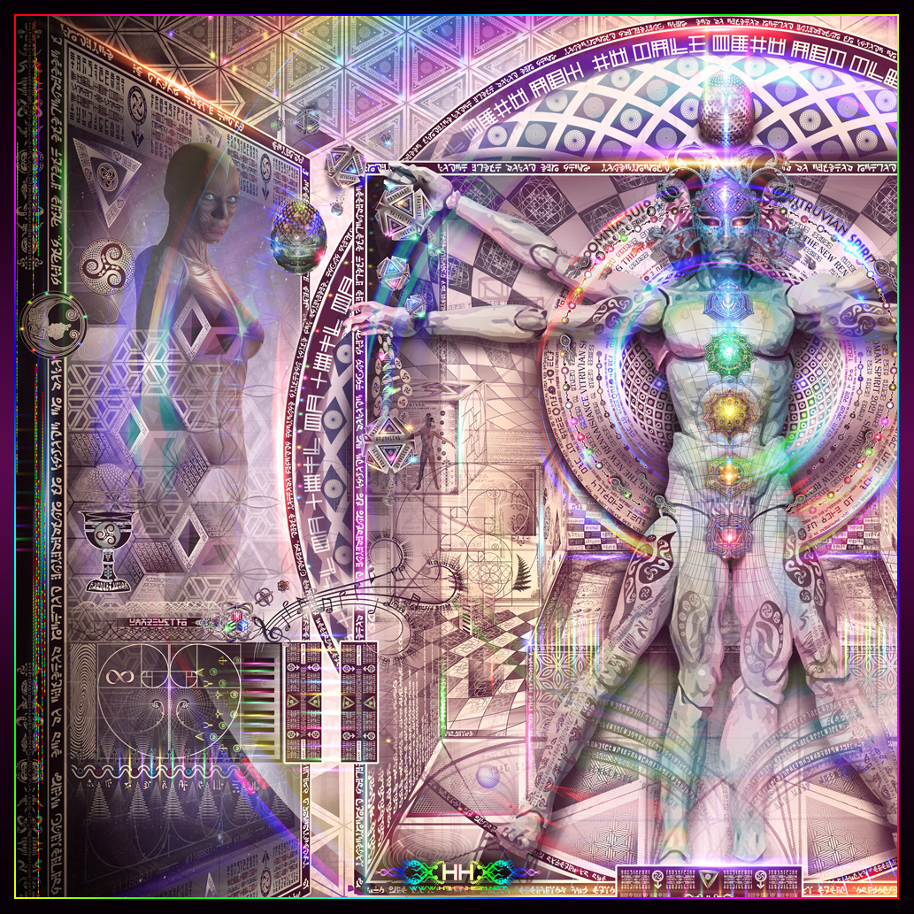 Universal Transmissions XI — Vitruvian Spirit (Seeding the New Renaissance) detail 36
