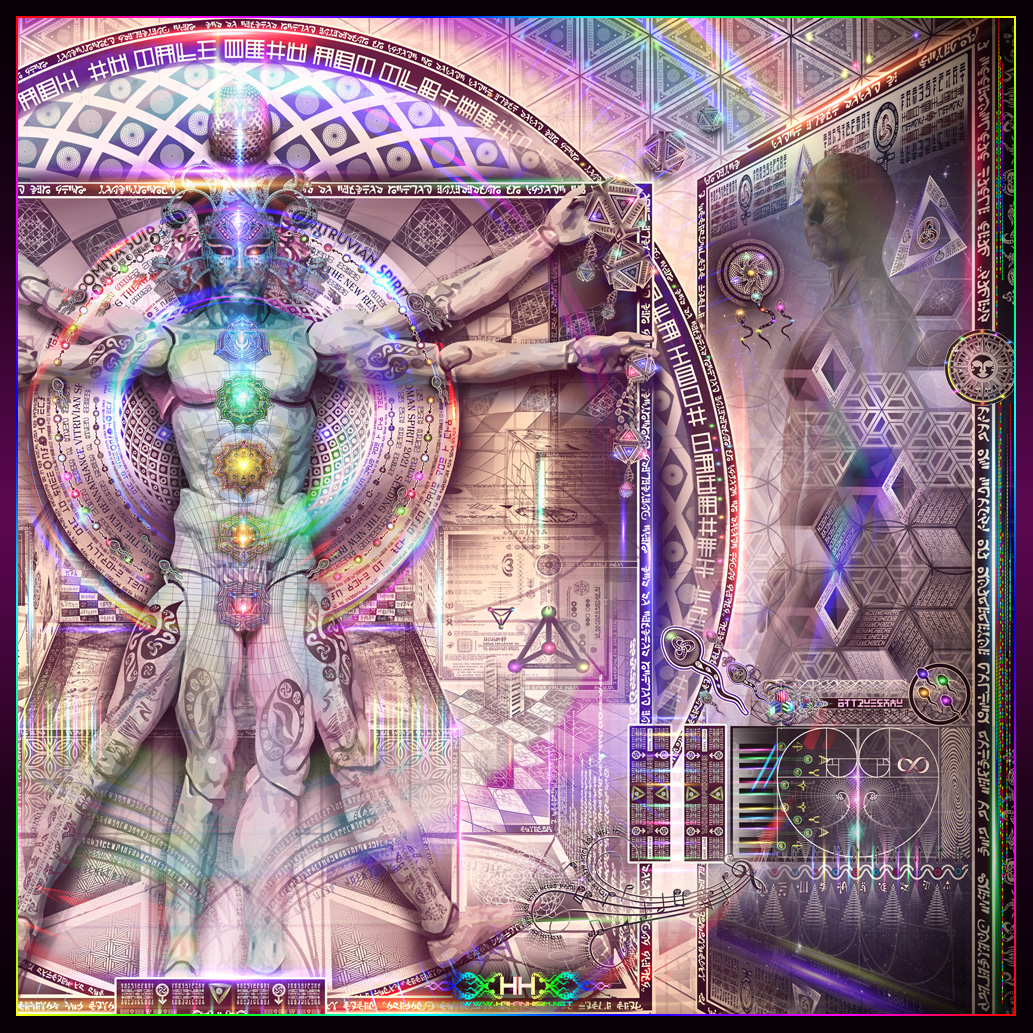 Universal Transmissions XI — Vitruvian Spirit (Seeding the New Renaissance) detail 37